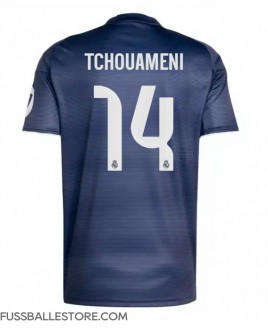 Günstige Real Madrid Aurelien Tchouameni #14 Auswärtstrikot 2025-26 Kurzarm